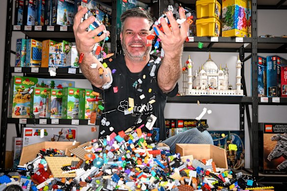 McConville specialises in rare, retired and hard-to-find Lego sets and minifigures

