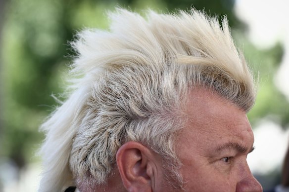 Geelong Mayor Darren Lyons arrives at Parliament House in Canberra on Tuesday 1 December 2015. Photo: Alex Ellinghausen
