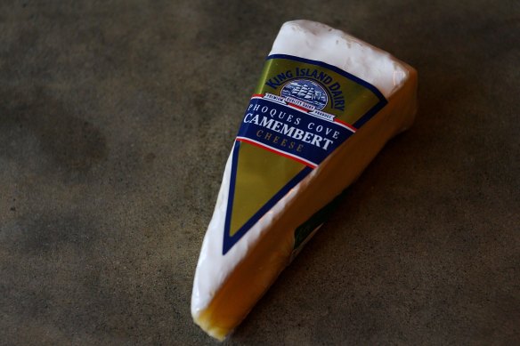 King Island Dairy Phoques Cove Camembert, $6 per 100g, 46/100
