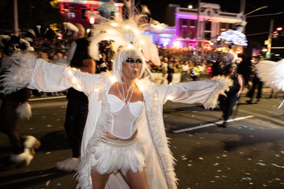 Participants in the 45th Sydney Gay and Lesbian Mardi Gras.