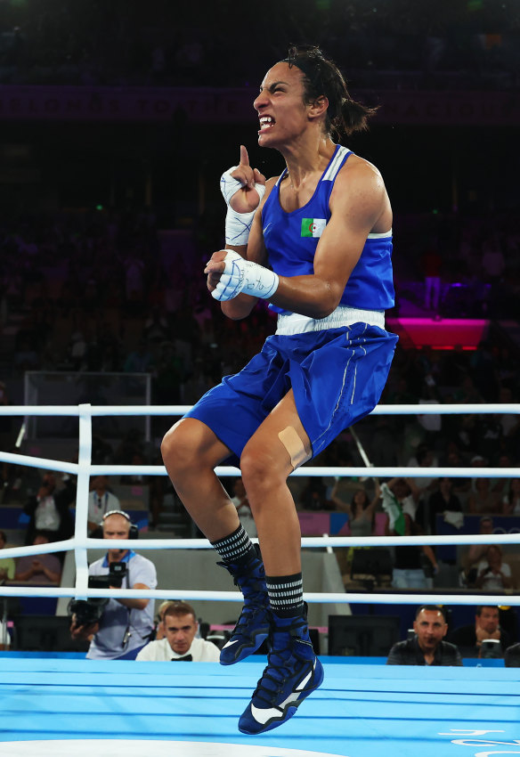 Algerian boxer Imane Khelif was fighting for gold in the 66kg class. 