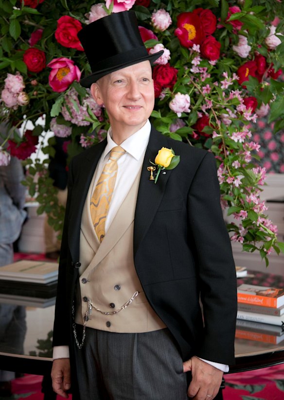 Stephen Jones in the Emirates marquee, Cup Day, November 3, 2015.