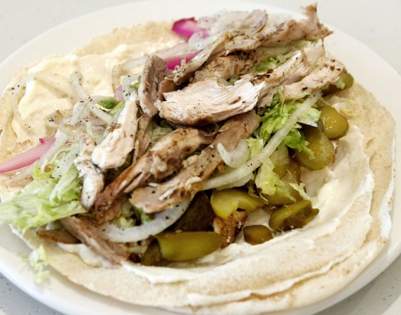 One of many ways to get your chicken fix at El Jannah.