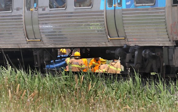 Metro train fatal crash in Dandenong South