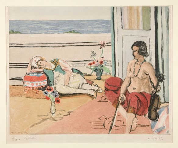 Odalisca sulla terrazza, di Henri Matisse.