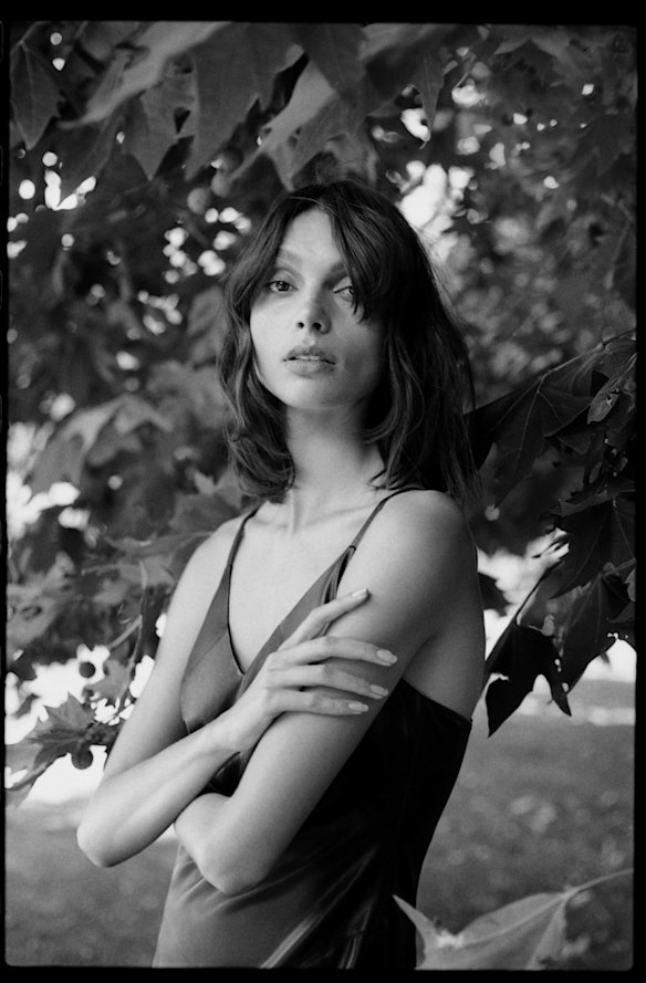 Nanushka “Anira”  vegan leather dress, $899, from David Jones.