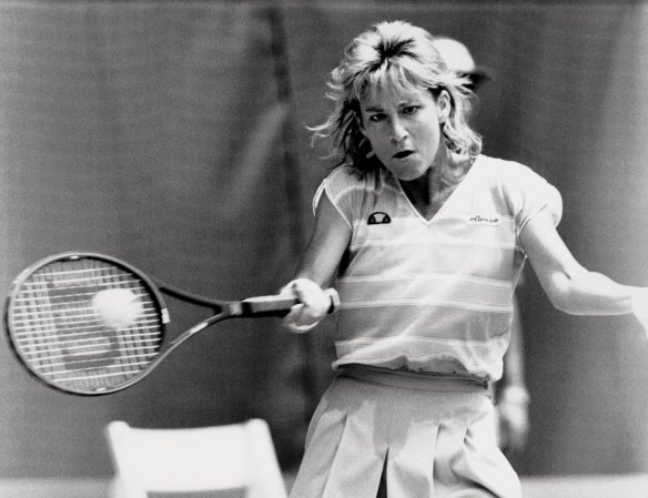 Chris Evert, the 18-time Grand Slam champion, has become a trusted mentor to Ajla Tomljanovic.