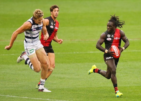 McDonald-Tipungwuti shows his pace against the Cats.