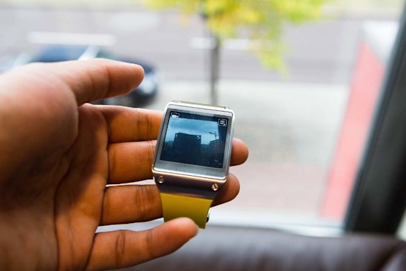 Samsung's Galaxy Gear smart watch.