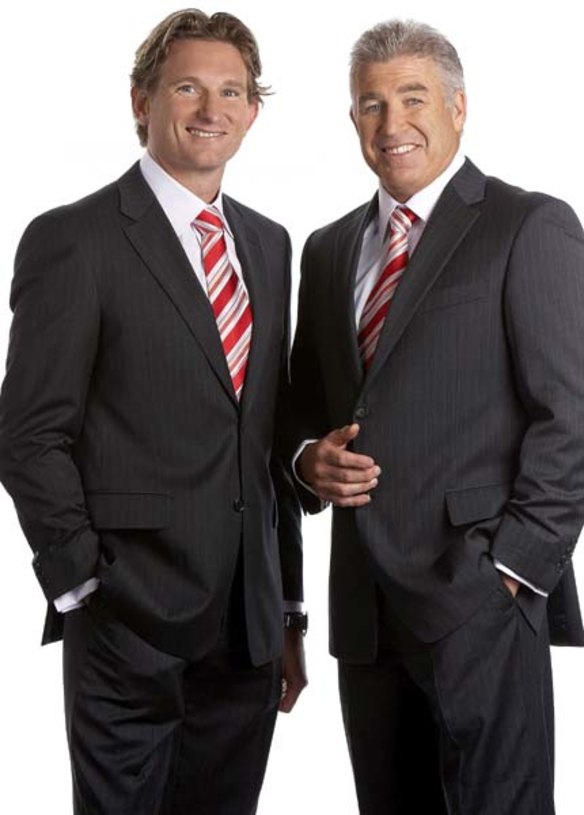 James Hird and Gerard Healy from On The Couch.