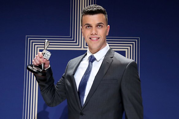 Graham Kennedy Award for Most Outstanding Newcomer: <i>Barracuda</i> star Elias Anton.