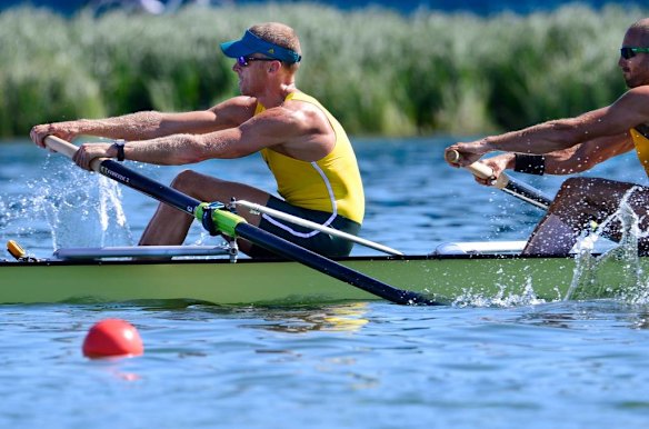 Mens Rowing : practice session