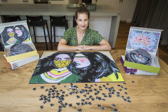 Melbourne lawyer Nicola Caras makes puzzles aimed at an adult market that doesn't want a "daggy" landscape.