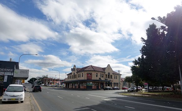Parramatta Road at Granville: before.