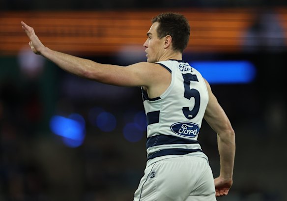 What a night: Jeremy Cameron.
