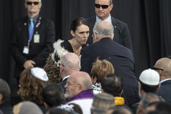 Prime Minister Jacinda Ardern meets Australian Prime Minister Scott Morrison.