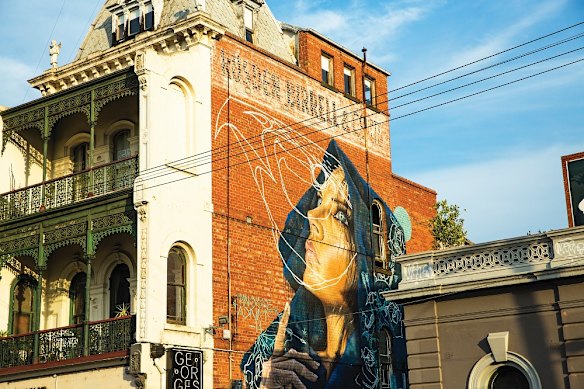 The street art of Fitzroy.