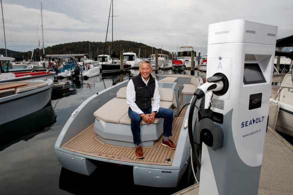 Warren Bingham is in the market for an electric boat. 