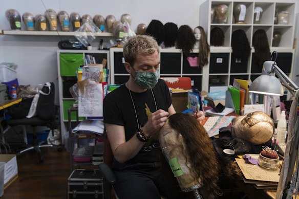 Hamilton's Australian costume workshop in Leichhardt.