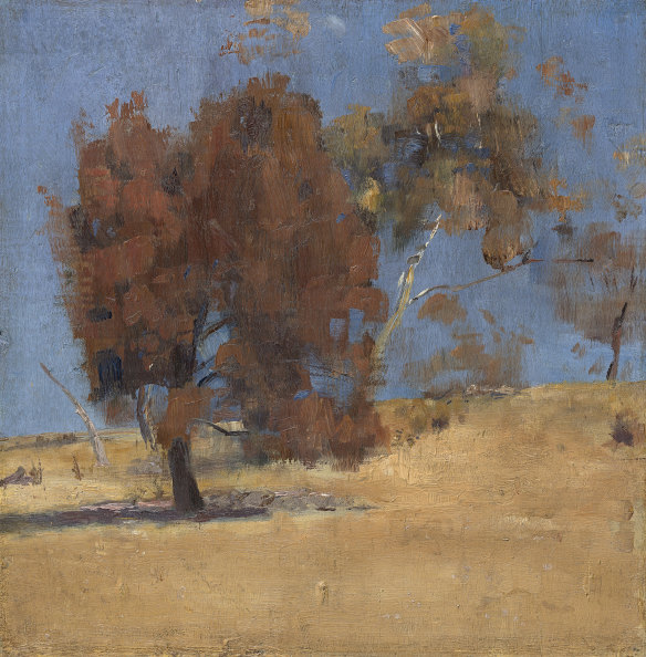 Tom Roberts’ <i>She-oaks and sunlight</i>, 1889