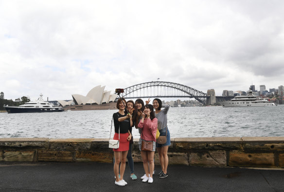 Pandemic-related closures have hit the tourism sector, with the NSW economy shrinking for the first time on record.