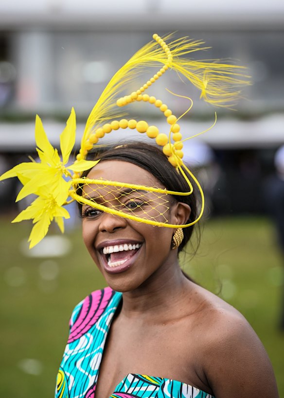 Cynthia Adede at the Cup.