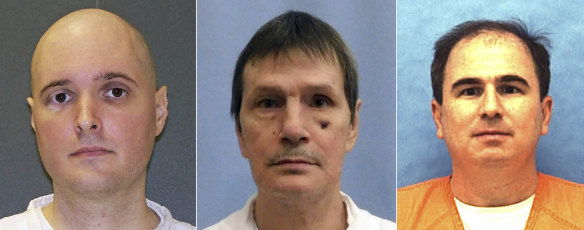 Two other men were scheduled to be executed on the same day - Doyle Lee Hamm from Alabama and Eric Scott Branch from Florida (right).