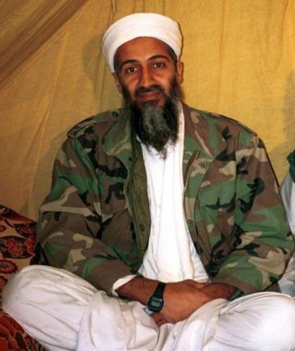 Before he was killed ... an undated file photo of al Qaida leader Osama bin Laden.