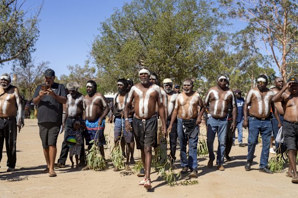 Justice for Kumanjayi Walker Rally in Alice Springs.