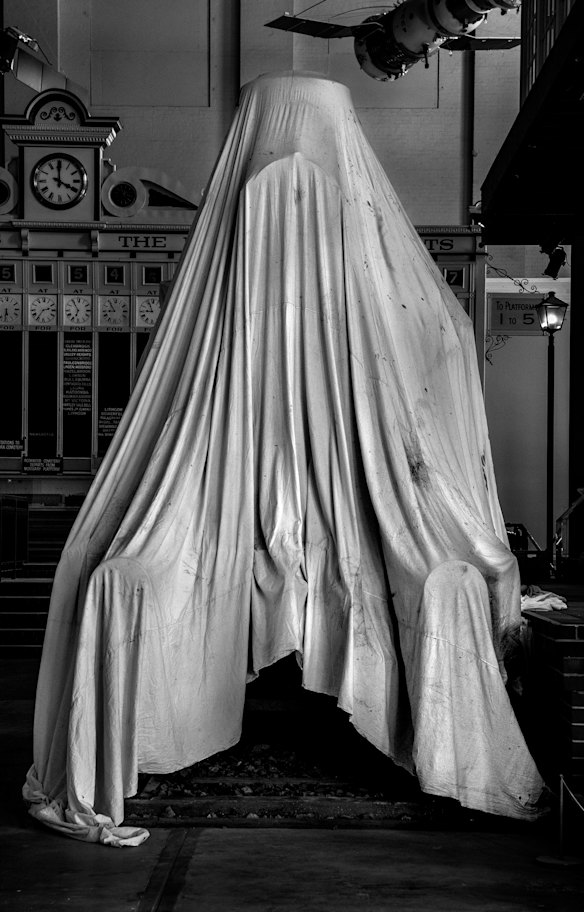 Locomotive 1243, at the Powerhouse Museum, is the oldest surviving locally built locomotive.