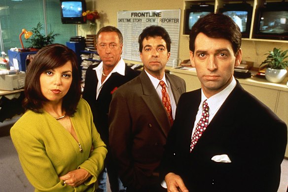 7. <i>Frontline</i> was Working Dog's satire about a current affairs program.