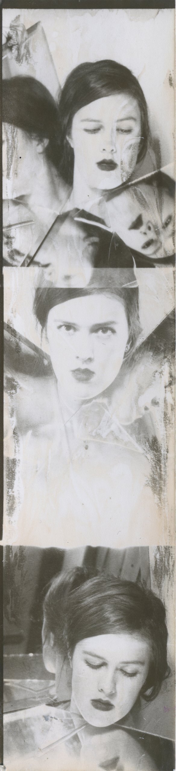 Ruth O’Leary, Photobooth strip, c.2010s, gelatin silver print.