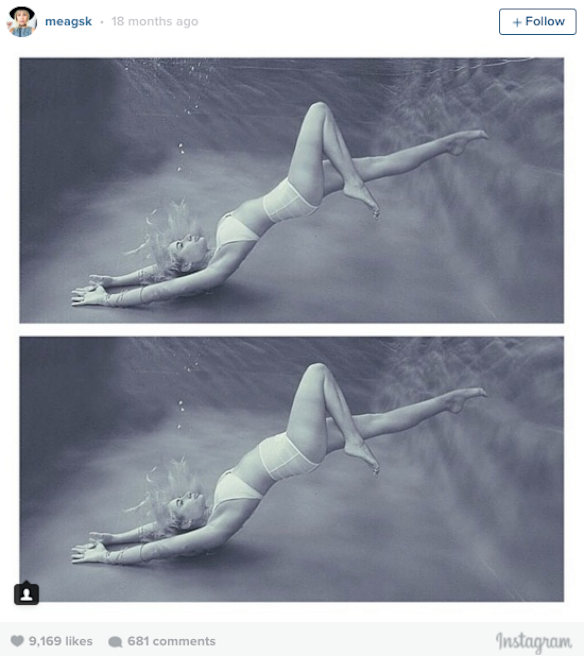Aussie model Meaghan Kausman publicly blasted swimwear label Fella Swim when she found they had drastically altered her body, thinning out her stomach and thighs. She posted on Instagram: "Above is their version, below is the real version. My body is a size 8, not a size 4. That’s my body! I refuse to stand by and allow ANY company or person to perpetuate the belief that 'thinner is better'. This industry is crazy!!!! It is NOT OKAY to alter a woman’s body to make it look thinner. EVER!"
