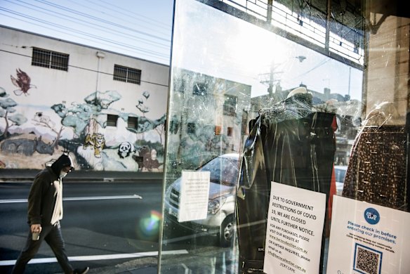 Summer Hill shopping strip which is full of struggling small businesses.