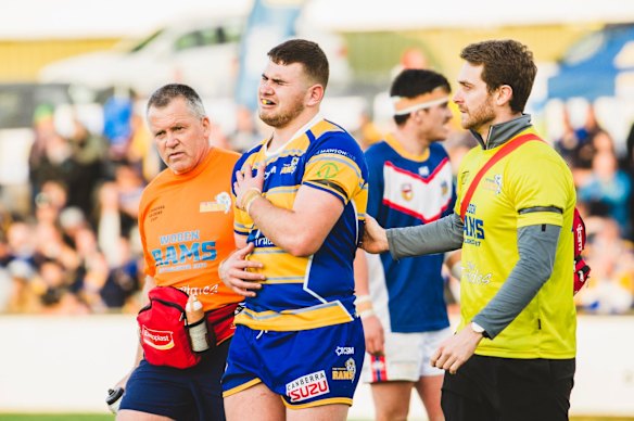 Woden Valley Rams Tyson Hodge.