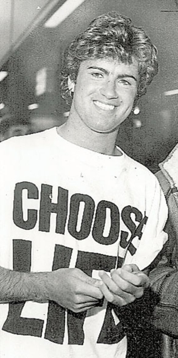 George Michael in his Wham days.