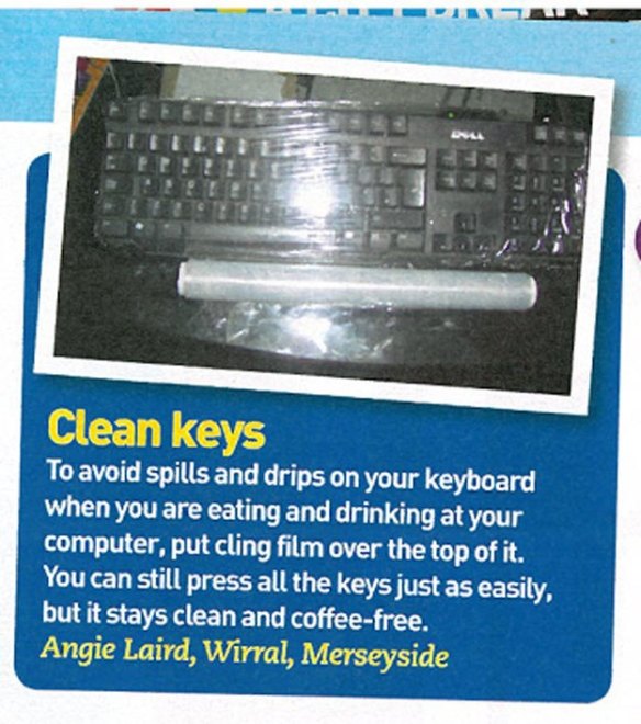 Clean keyboard
