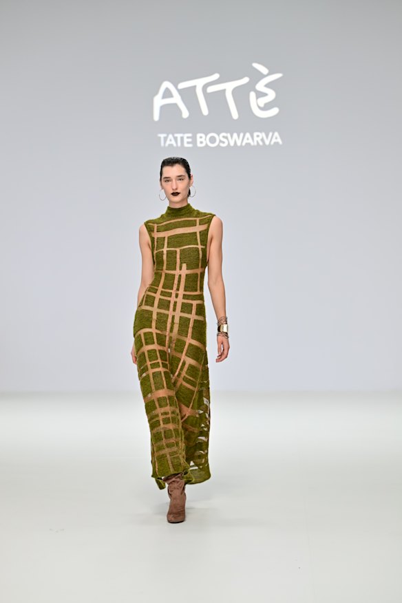 Atte by Tate Boswarva from the TAFE Fashion Design Studio at Australian Fashion Week, MCA.