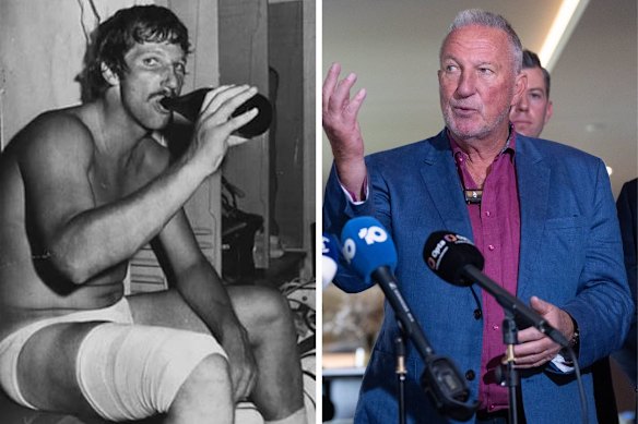 Legendary all-rounder: Ian Botham has been a prominent Ashes figure for almost 50 years. 