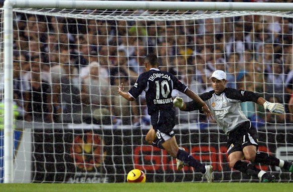 Unstoppable: Tormenting Beltrame again. He won the Joe Marston medal for best on ground. 