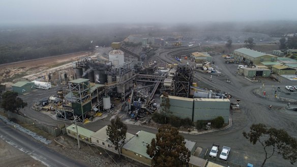 Dark matter lab under-construction 1 kilometre underground at a former mineshaft in the Stawell Gold Mines. 
