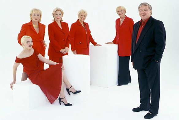 Maureen Duval, second right, on Beauty And The Beast.