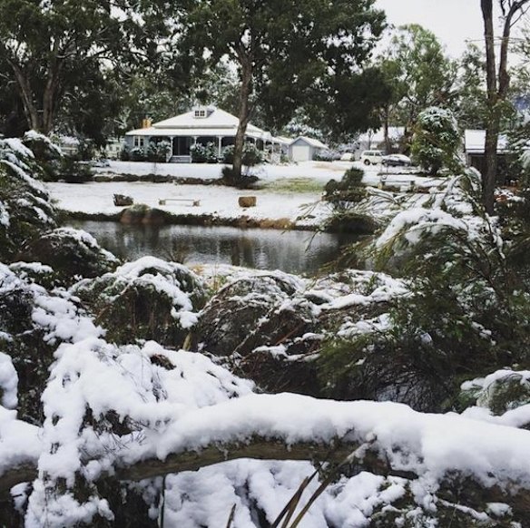Snow falls in Queensland