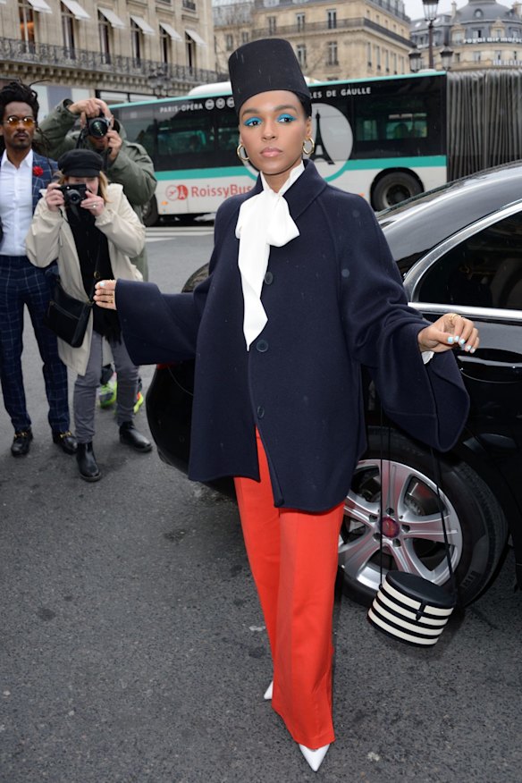 Janelle Monae attending the Stella McCartney show as part of the Paris Fashion Week Womenswear Fall/Winter 2019/2020 in Paris.