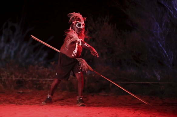 Dancers perform at the community event.
