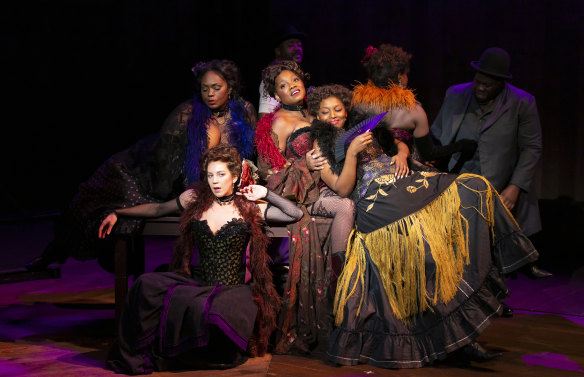 The cast of Lynn Nottage’s Intimate Apparel.