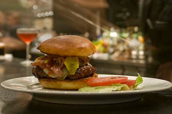 <B>BEST HAMBURGER OF THE YEAR: The Rockpool Wagyu Burger. </B>