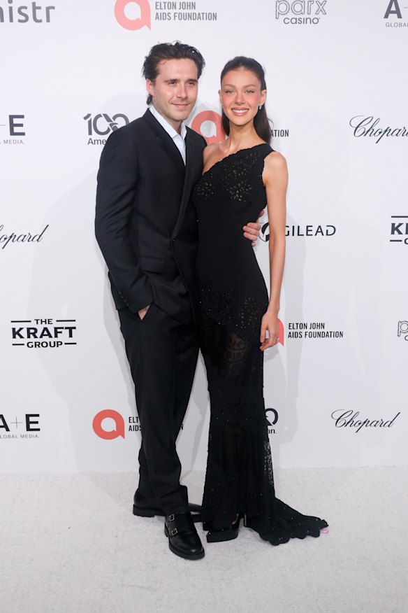 Brooklyn and Nicola Peltz Beckham.