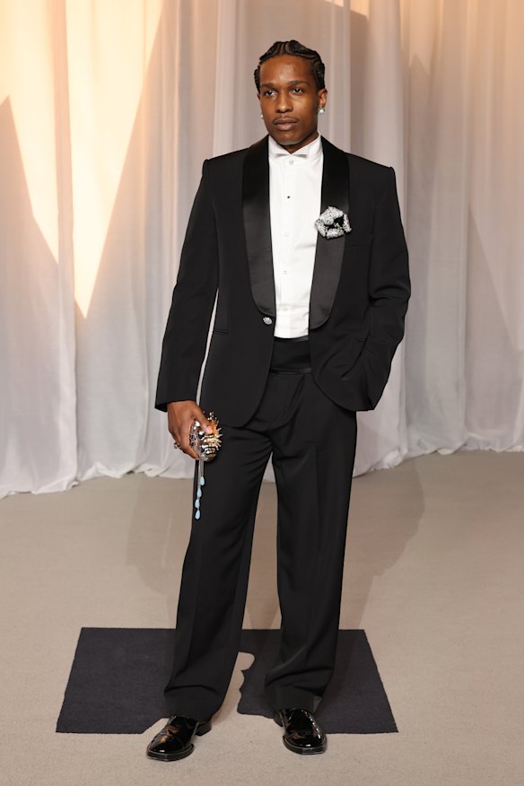 A$AP Rocky looks as dapper as ever in Chanel.