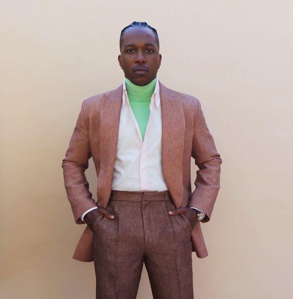 Leslie Odom, Jr. wears Valentino.